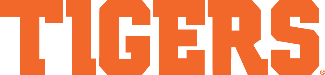 Clemson Tigers 2014-Pres Wordmark Logo v3 diy DTF decal sticker